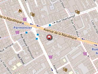 Carte de Ulice Batiment à Paris