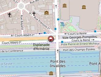 Carte de Ambassade D'autriche à Paris