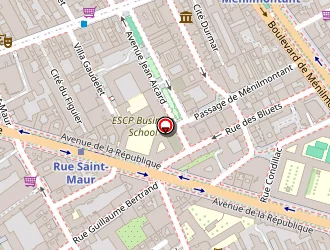 Carte de Laroze Vincent à Paris