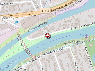 Carte de La Riveira à Gournay-sur-marne