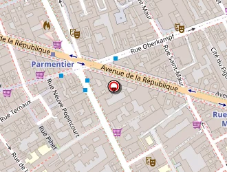 Carte de Mf Productions à Paris