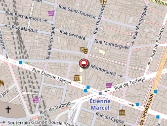 Carte de Mc Centrale à Paris