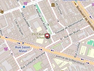 Carte de Ellipse Formation à Paris