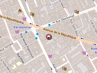 Carte de Le Grand Méricourt à Paris