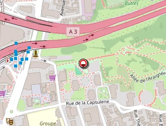 Carte de Adl Construction à Bagnolet