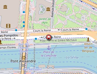 Carte de Quai D'orsay à Paris