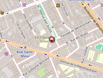 Carte de La Causerie à Paris