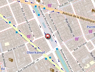 Carte de Couleurs Soleil à Paris