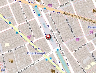 Carte de Dafy Moto à Paris