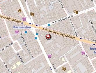 Carte de Caisse Des Ecoles (11e Arrondissement) à Paris