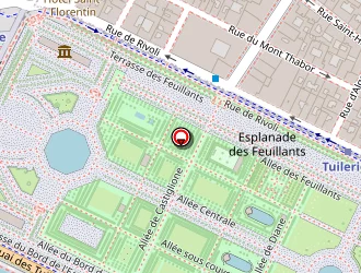 Carte de Le Pont Royal à Paris