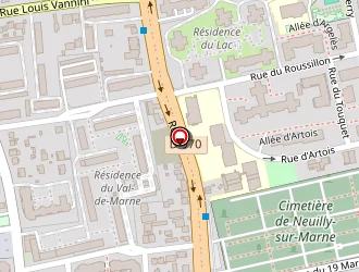 Carte de La Terrasse à Neuilly-sur-marne