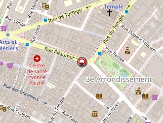 Carte de Le Sancerre à Paris