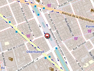 Carte de Les Cercles De La Forme à Paris