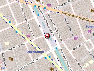 Carte de Entre Deux Eaux à Paris