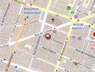 Carte de Ruiz Diez Jésus à Paris