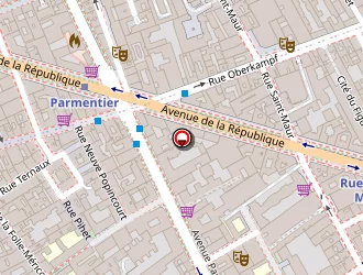 Carte de Lacapere Michèle à Paris