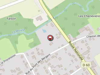 Carte de Provoost Brigitte Services à Pogny