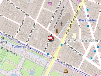 Carte de Saint Paul à Paris