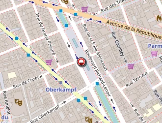 Carte de Saint Fleur Gefner à Paris