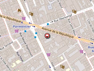 Carte de Hôtel Beauséjour à Paris