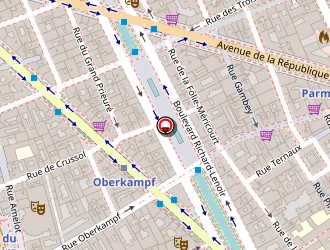 Carte de Le Villaret à Paris