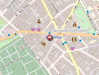 Carte de Marie Clément à Paris