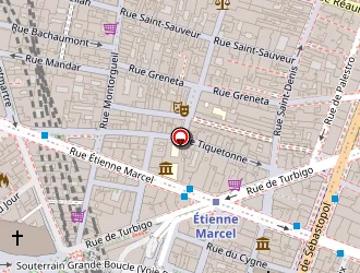 Carte de Agence Audiens Paris Centre à Paris