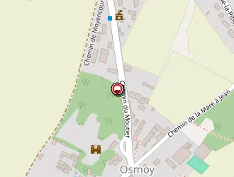 Carte de Les Ferrières à Osmoy