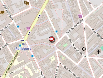 Carte de Café Belgrand à Paris