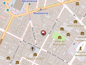 Carte de Rivoli Park Tavern à Paris