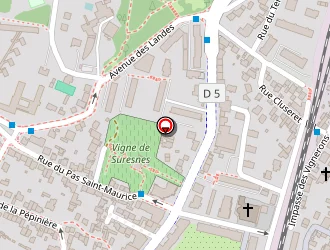 Carte de Agence Principale à Suresnes