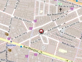 Carte de Cab Montorgueil à Paris