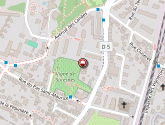 Carte de Duboin Philippe à Suresnes