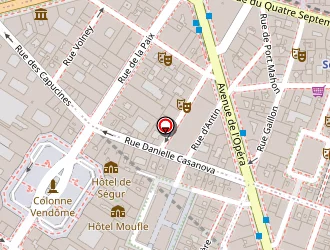 Carte de A La Carte à Paris