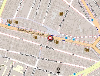 Carte de Café De La Bourse à Paris