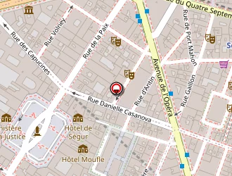 Carte de L'arc à Paris