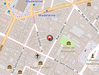 Carte de M2r Conseil à Paris