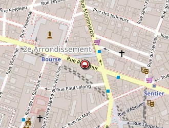 Carte de Cote Place à Paris