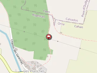 Carte de Le Manoir De Bénédicte à Cahan