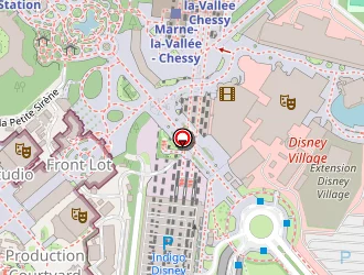 Carte de Disney Studio à Chessy