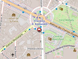 Carte de Siamin à Paris