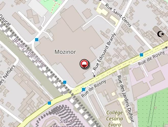 Carte de Servia Services à Montreuil