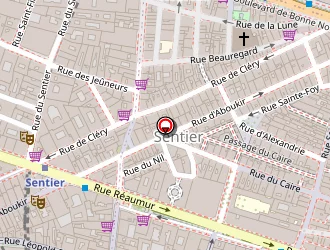 Carte de 21 Petits Carreaux à Paris