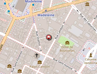 Carte de Franchoo à Paris