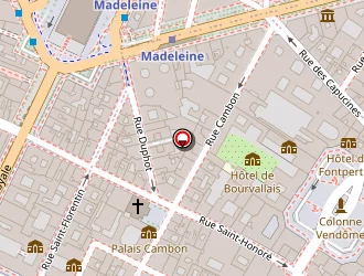 Carte de Jaeger-lecoultre à Paris