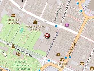 Carte de Esthetic Center à Paris