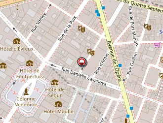 Carte de Cic Paris Opéra Bourse à Paris