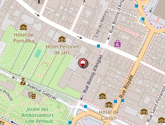 Carte de De Circourt Associates à Paris