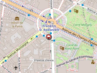 Carte de Fendi à Paris